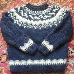 Icelandic Handmade 100% Wool Sweater